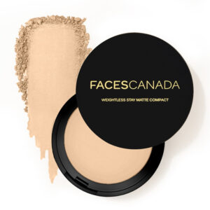 FACES CANADA Weightless Stay Matte Compact SPF20 with Vitamin E & Shea Butter - Natural 02