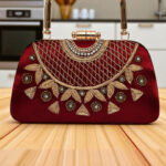FOR THE BEAUTIFUL YOU Embellished Box Clutch