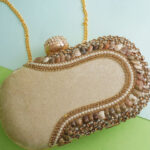 FOR THE BEAUTIFUL YOU Embroidered Box Clutch