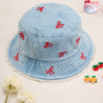 Forever Glam by Pantaloons Women Blue Embroidered Bucket Hat