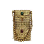 GAURJIA Pearl Tassel Embellished Box Clutch