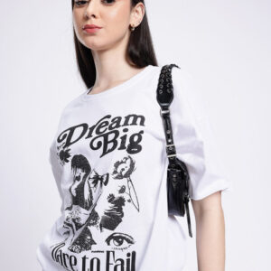 glitchez Printed Oversized T-shirt