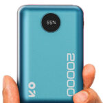 GOBOULT 20000 mAh 22.5 W Power Bank (Teal, Lithium Polymer, Fast Charging for Earbuds, Mobile)