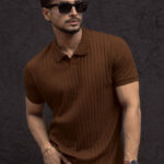 HAPPY KHAJANA Men Polo Collar T-shirt