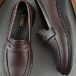 HERE&NOW Men Black Synthetic Patent Formal Shoes