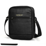 HOTSHOT Textured Leather Sling Bag
