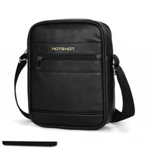 HOTSHOT Textured Leather Sling Bag