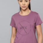 HRX by Hrithik Roshan Brand Logo Printed Rapid-Dry Training T-shirt