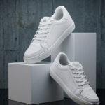 HRX by Hrithik Roshan Men White Perforations Comfort Insole Basics Sneakers