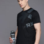 HRX by Hrithik Roshan Printed Rapid-Dry Training T-shirt