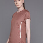 HRX by Hrithik Roshan Women Rapid-Dry Training T-shirt with Reflective Detail