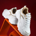 HRX by Hrithik Roshan Women White and Brown Color blocked Casual Shoes