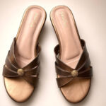Indian Trunk Embellished PU Block Sandals