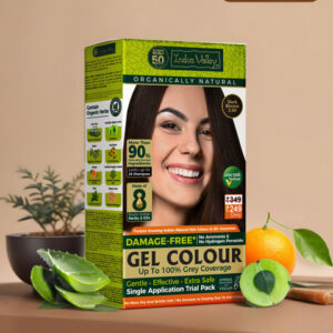 Indus Valley Damage Free Gel Hair Colour 65 g - Dark Brown 3.0