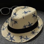 Infispace Women Beige Self Design Fedora Hat