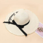 Infispace Women Beige Self Design Sun Hat