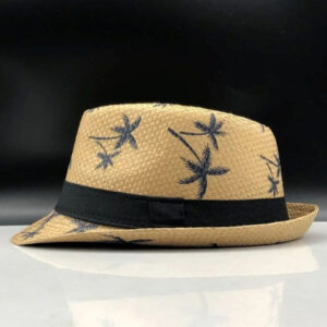 Infispace Women Brown Self Design Fedora Hat