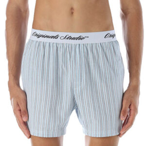 Jack & Jones JJOR EBO NORREBRO B, Nantucket Breeze, S Men Striped Cotton Boxers
