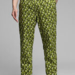 Jack & Jones Men Graphic Printed Low-Rise Pyjama