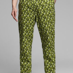 Jack & Jones Men Graphic Printed Low-Rise Pyjama