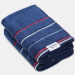 Jockey Pack Of 2 Cotton Rich Terry Ultrasoft and Durable Striped Hand Towel-T222
