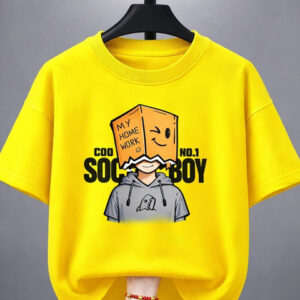 KEESOR Boys Graphic Printed Round Neck Cotton T-shirt