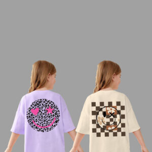 KEESOR Girls Pack Of 2 Printed Cotton Tshirts