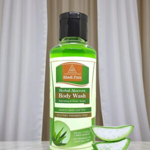 Khadi Pure Set Of 2 Herbal Aloe Vera Body Wash - 210 ml Each