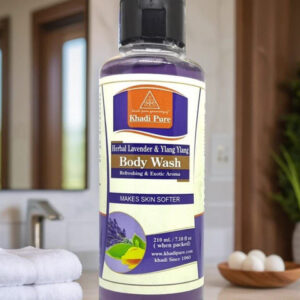 Khadi Pure Set Of 4 Herbal Lavender & Ylang Ylang Body Wash - 210 ml Each