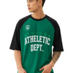 Leotude Men Typography Printed Oversized T-shirt