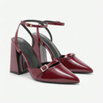 Lofy Party Block Pumps with Buckles