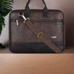LOREM Unisex Textured Laptop Bag