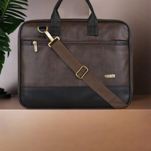 LOREM Unisex Textured Laptop Bag