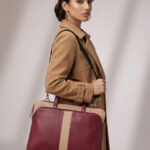 Mast & Harbour Unisex Textured Laptop Bag