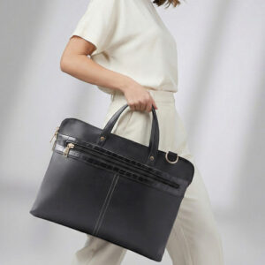 Mast & Harbour Unisex Textured Laptop Bag