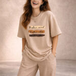 Mast & Harbour Women Typography Printed T-shirt