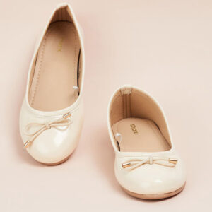 max Girls Ballerinas with Bows Flats