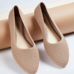 max Women Woven Design Ballerinas