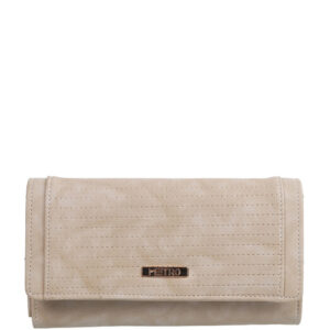 Metro Women Beige-Coloured Purse Clutch