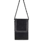 Mochi Black Embellished Clutch