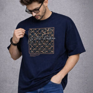 Moda Rapido Men Printed Drop-Shoulder Sleeves T-shirt