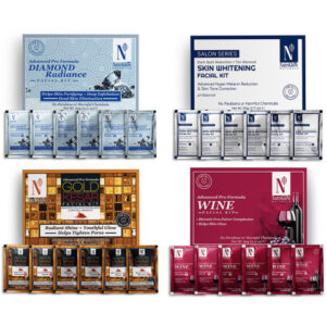 NutriGlow Set of 4 Advanced Pro Formula Facial Kits - 60 g Each