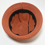 ODETTE Women Orange Solid Bucket Hat