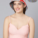 Oxolloxo Women Multi Colored Floral Printed Reversible Bucket Hat
