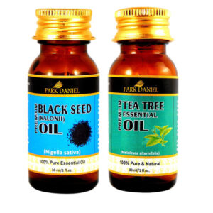 Park Daniel Set Of 2 Pure & Natural Black Seed & Tea Tree Oil - 30 ml Each