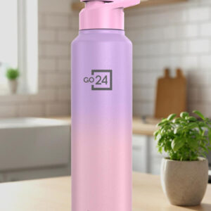 Pexpo CRAFT Purple Colourblocked Stainless Steel Single Wall Vacuum Sipper - 950ml