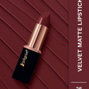 Pilgrim Matte Bullet Intense Colour Transferproof & Smudgeproof Lipstick - Sultry Wine 26