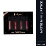 Pilgrim Set Of 4 Matte Me Up Mini Liquid Lipstick - 4 ml Each - Always On Top
