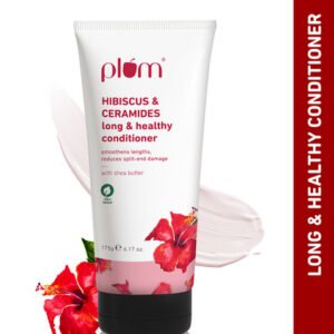 Plum Hibiscus & Ceramides Long & Healthy Hair Conditioner with Shea Butter - 175g