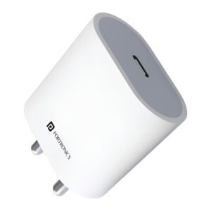 Portronics Adapto 20 Type C 20w Charger For Android With PD 3.0 BIS Certified USB-C 20Watt